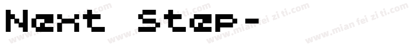 Next step字体转换
